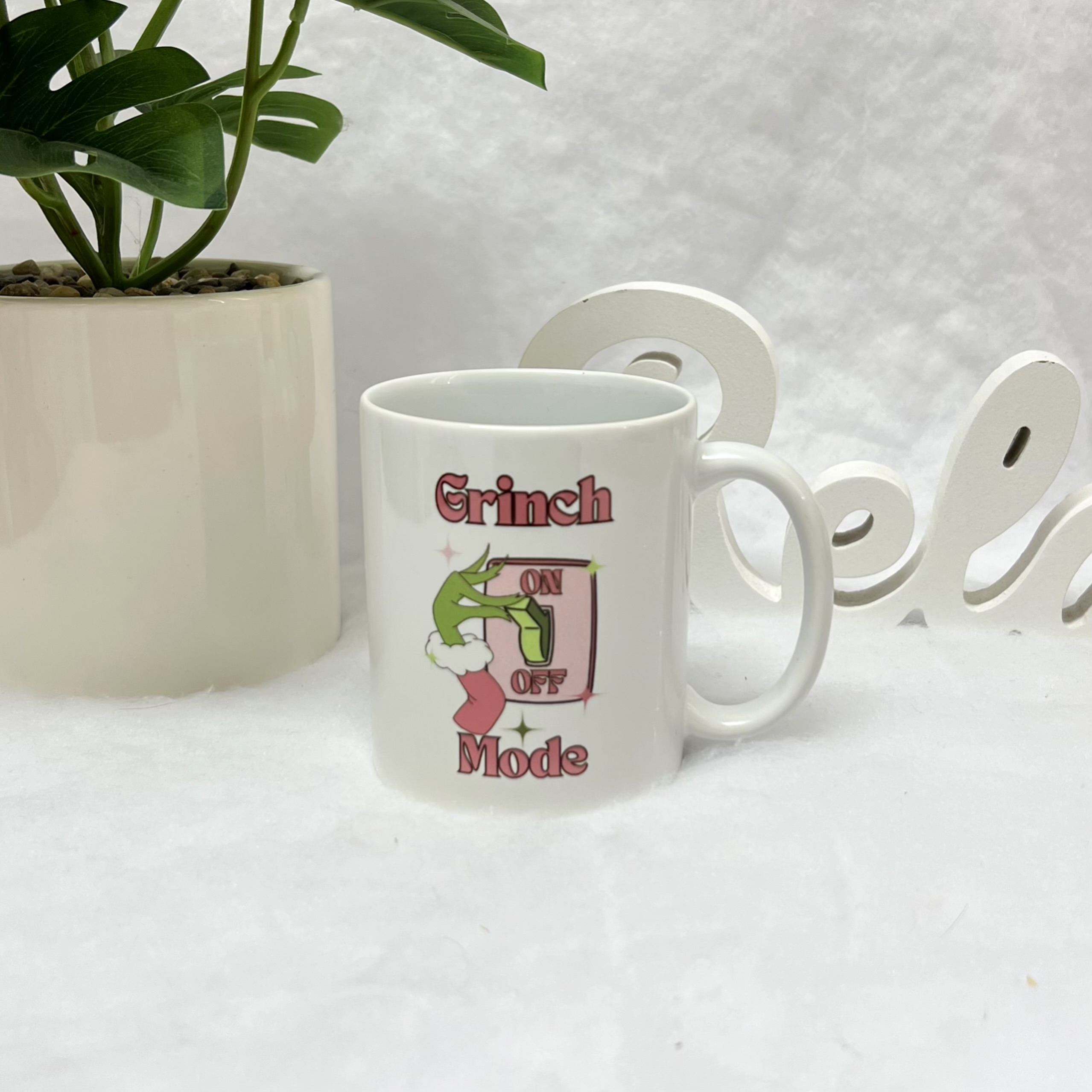 Hrnek Grinch mode ON/OFF 300ml
