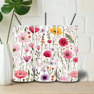 Tumbler Flowers 5