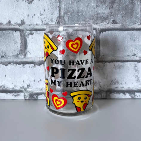 Sklenička You have a pizza my heart