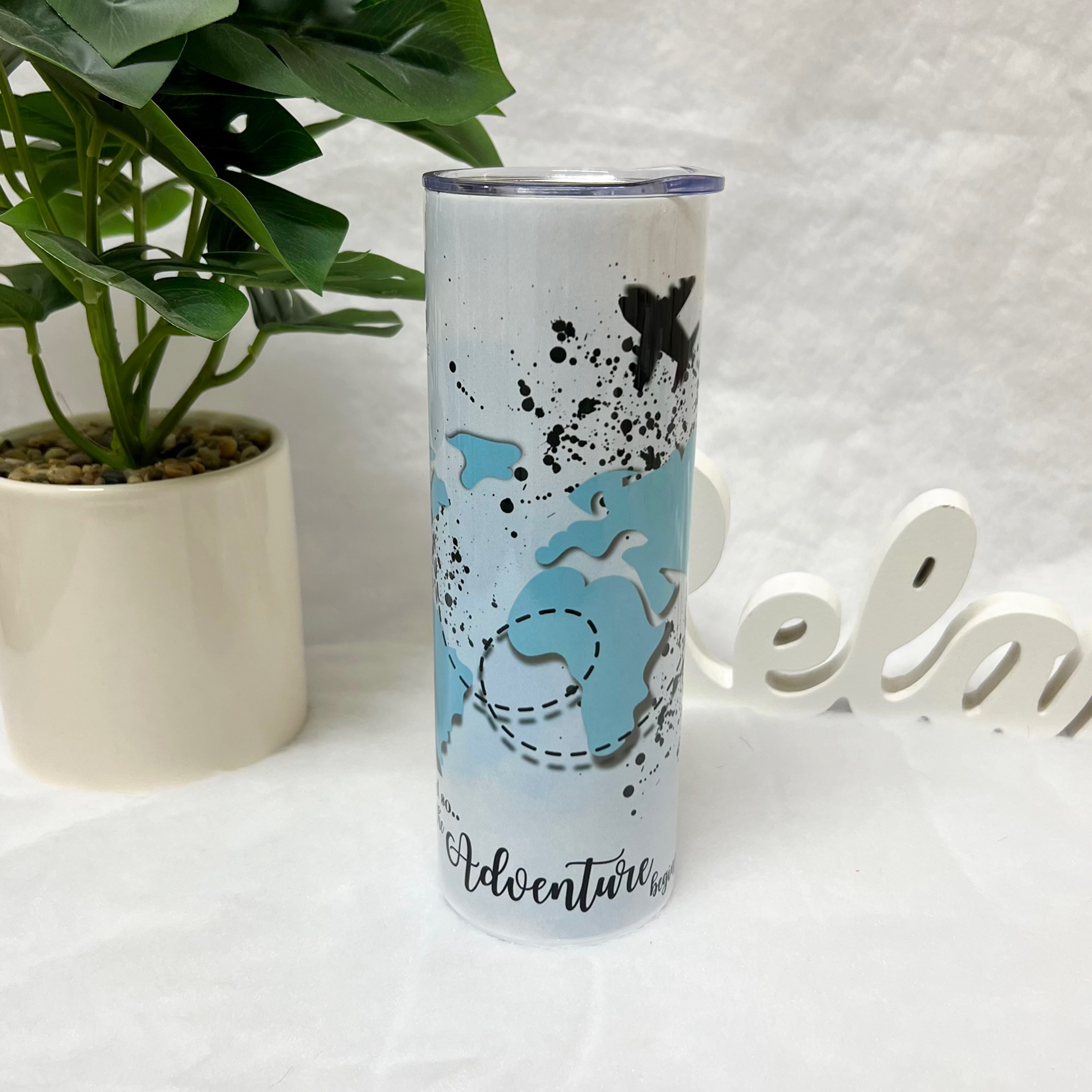 Tumbler Travel modrý